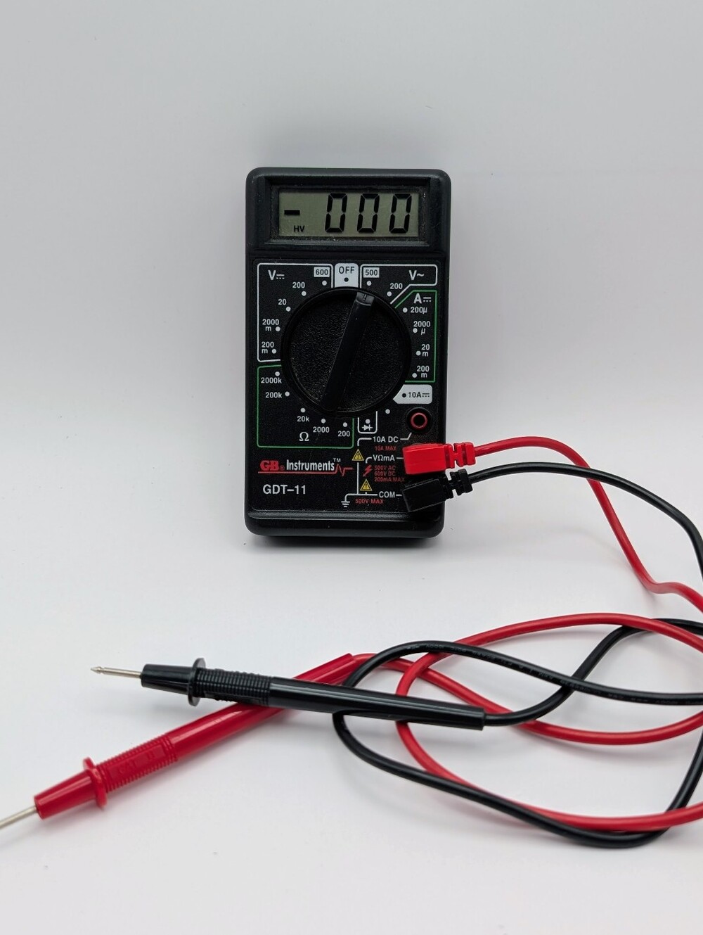 GB Instruments GDT-11 Digital Multitester 18 RANGE, 5 Function Tested Works